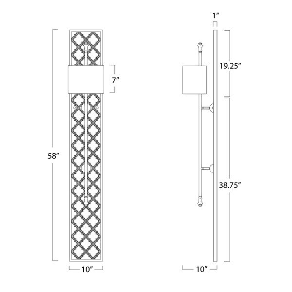 Carved Panel Sconce